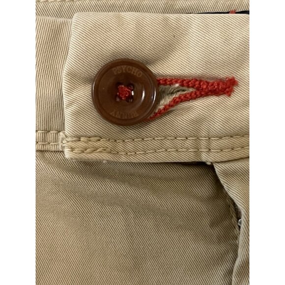 Psycho Bunny Shorts Mens 34 Khaki 9" Classic Chino Stretch Twill Outdoor Hiking - Picture 5 of 13